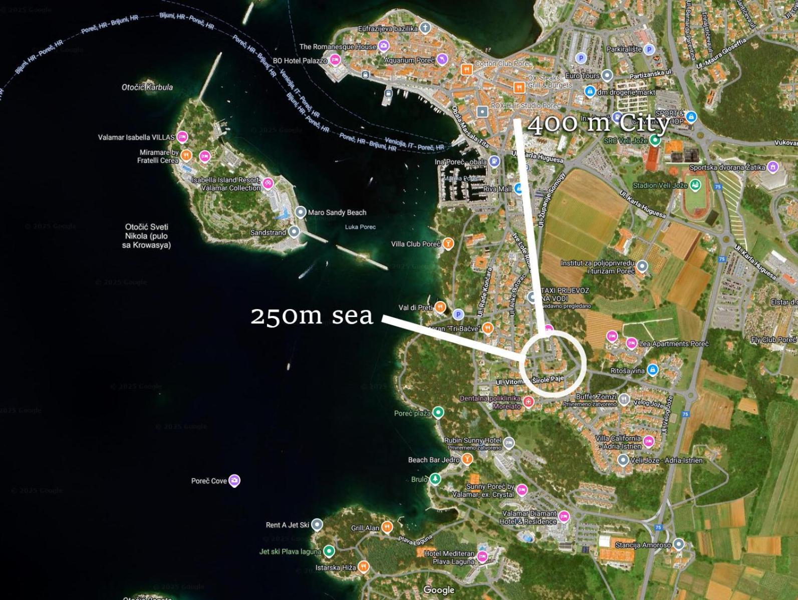 Kala Sea View Apartments 150M From Beach And 250 M From Old Town Poreč Exterior foto